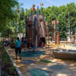 Un castillo para imaginar: la Plaza Olivera estrena patio de juegos medieval