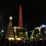 Buenos Aires encendió la Navidad: crónica desde el corazón luminoso del Obelisco ✨🎄