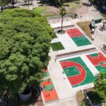 Plaza Houssay renació: deporte, verde y vida universitaria en el corazón de Recoleta 🌳🏀