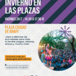 Invierno en las Plazas llega a la Ciudad de Banff con juegos, música y diversión gratis para toda la familia
