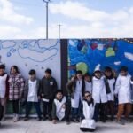 El arte de los chicos transforma el Barrio Olímpico: una muestra que llena de color las calles